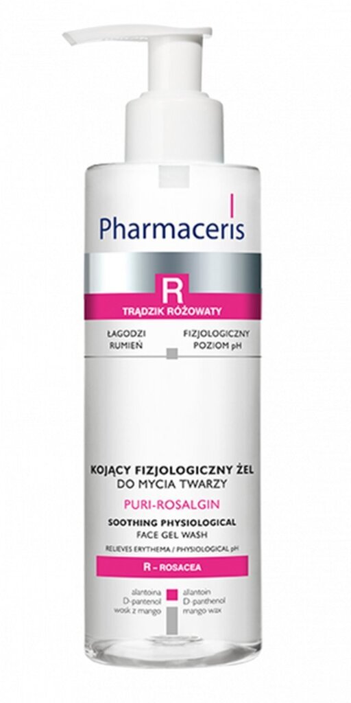 Sejas mazgāšanas līdzeklis jutīgai ādai Pharmaceris R Puri-Rosalgin 190 ml цена и информация | Sejas ādas kopšana | 220.lv