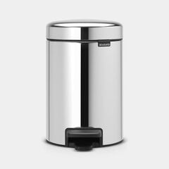 Brabantia miskaste, 3l, pelēka цена и информация | Мусорные баки | 220.lv