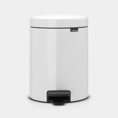 Brabantia мусорное ведро NewIcon, 5 л, белое цена и информация | Мусорные баки | 220.lv