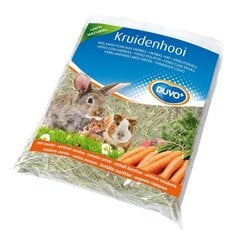 Duvo+ Сено с морковью 500 г цена и информация | Подстилка, сено для грызунов | 220.lv