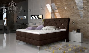 Кроватьм NORE Adel, 160х200 см, темно-коричневая цена и информация | Кровати | 220.lv