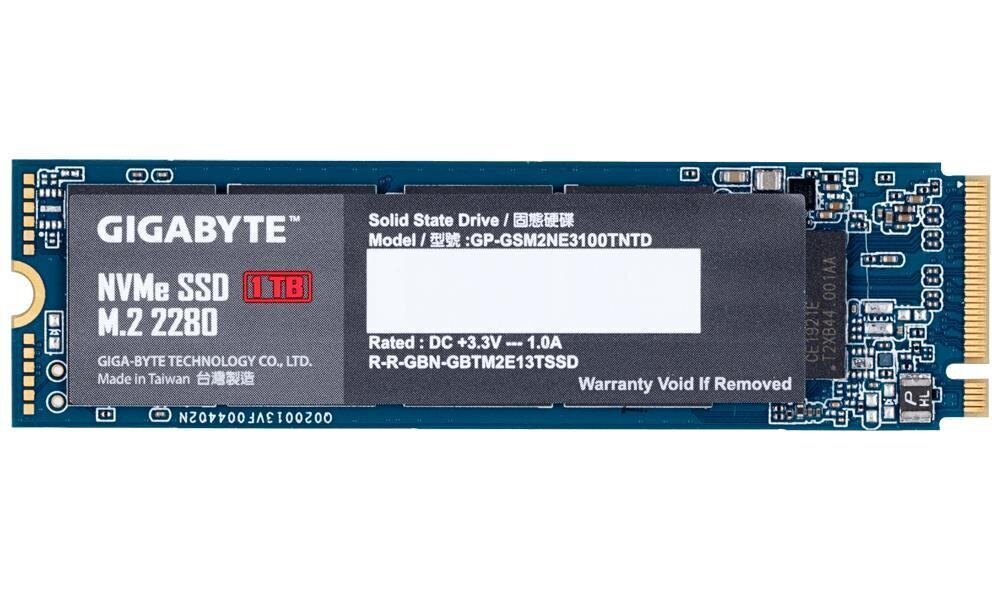 Gigabyte GP-GSM2NE3100TNTD цена и информация | Iekšējie cietie diski (HDD, SSD, Hybrid) | 220.lv