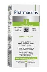 Normalizējošs sejas krēms Pharmaceris T Sebostatic, SPF20, 50 ml cena un informācija | Sejas krēmi | 220.lv