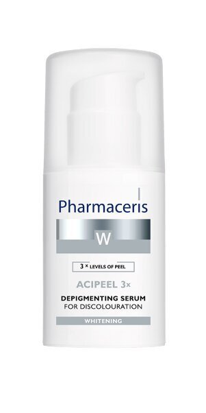 Pharmaceris W Acipeel Serum (U) depigmentācijas serums pie ādas toņa maiņas 30ml cena un informācija | Sejas krēmi | 220.lv