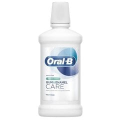 Средство для полоскания рта ORAL-B Wash Gum & Enamel 500 мл цена и информация | Зубные щетки, пасты | 220.lv