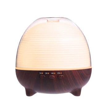 MiniMu ультразвуковой увлажнитель воздуха с ароматом, светящийся 8 цветами, резервуар для воды 600 мл цена и информация | Увлажнители воздуха | 220.lv