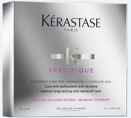 Ampulas pret blaugznām Kerastase Specifique Cure Anti-Pelliculaire 72 ml цена и информация | Средства для укрепления волос | 220.lv