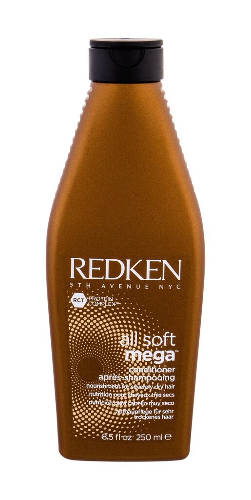 Mitrinošs matu kondicionieris Redken All Soft Mega 250 ml cena un informācija | Matu kondicionieri, balzāmi | 220.lv