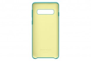 EF-PG973TGE Samsung Silicone Cover Green for G973 Galaxy S10 cena un informācija | Telefonu vāciņi, maciņi | 220.lv