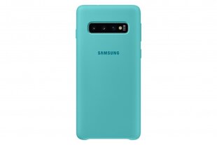 EF-PG973TGE Samsung Silicone Cover Green for G973 Galaxy S10 cena un informācija | Telefonu vāciņi, maciņi | 220.lv