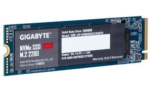 Drive Gigabyte GP-GSM2NE3512GNTD (512 GB ; M.2; PCIe NVMe 3.0 x4) cena un informācija | Iekšējie cietie diski (HDD, SSD, Hybrid) | 220.lv