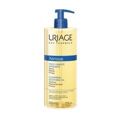 Attīroša eļļa sejai Uriage Xemose Cleansing Soothing 500 ml cena un informācija | Sejas ādas kopšana | 220.lv