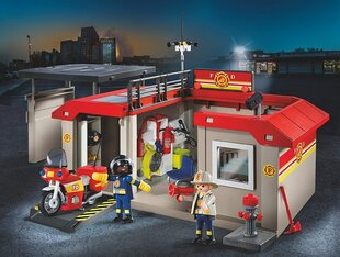 5663 PLAYMOBIL® City Action Пожарная часть в чемоданчике цена и информация | Конструкторы и кубики | 220.lv