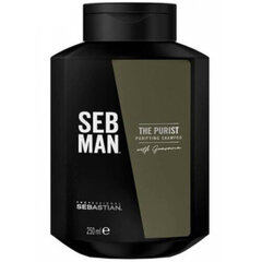 Pretblaugznu šampūns vīriešiem Sebastian Professional SEB MAN The Purist 250 ml цена и информация | Шампуни | 220.lv