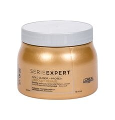 Reģenerējoša matu maska L'Oreal Professionnel Serie Expert Absolut Repair Gold Quinoa + Protein 500 ml cena un informācija | Matu uzlabošanai | 220.lv
