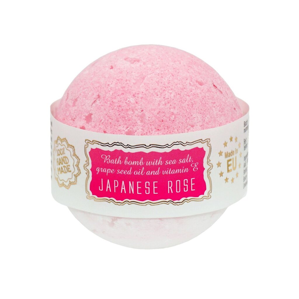 Jūras sāls bumba vannai „JAPANISE ROSE” Saules Fabrika, 145 g cena un informācija | Dušas želejas, eļļas | 220.lv