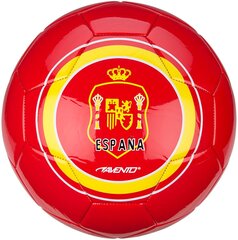 Futbola bumba Avento World Soccer Espana, sarkana/dzelena cena un informācija | Futbola bumbas | 220.lv