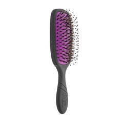 Щетка со щетиной кабана WETBRUSH PRO SHINE ENHANCER, черная цена и информация | Расчески, щетки для волос, ножницы | 220.lv