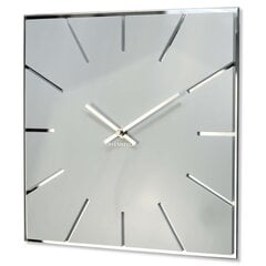Sienas pulkstenis Kvadrāti II, balts цена и информация | Часы | 220.lv