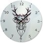 Sienas pulkstenis ar apdruku - Ģeometriski brieži цена и информация | Pulksteņi | 220.lv