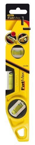 STANLEY FATMAX Torpedo līmenis 220mm. 0-43-603 cena un informācija | Rokas instrumenti | 220.lv