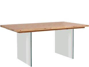 Стол обеденный Notio Living Megan 180 см, светло-коричневый цена и информация | Кухонные и обеденные столы | 220.lv