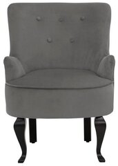 Krēsls ar pufu Notio Living Dallas, pelēks cena un informācija | Atpūtas krēsli | 220.lv