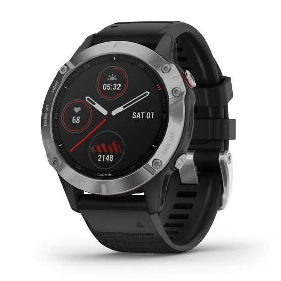 Garmin fēnix® 6 Silver/Black cena un informācija | Viedpulksteņi (smartwatch) | 220.lv