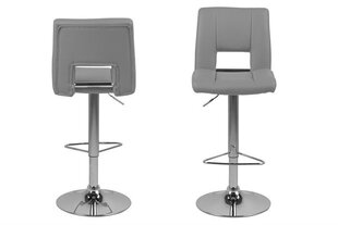 Комплект из 2-х барных стульев Sylvia, серый цена и информация | Стулья для кухни и столовой | 220.lv