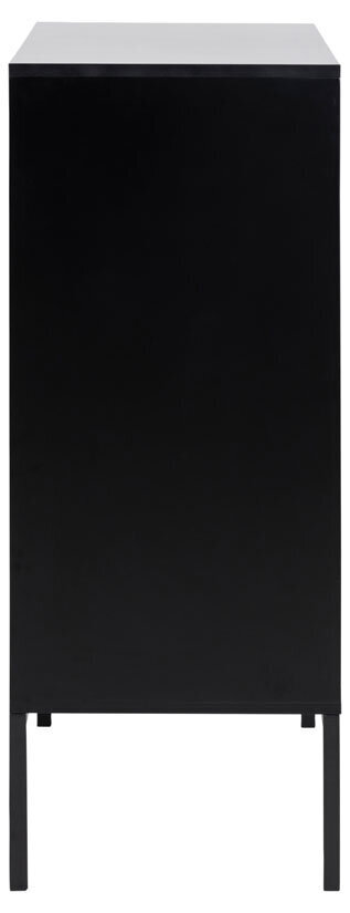 Bufete Seaford 80, melna/ozola krāsas cena un informācija | Vitrīnas, bufetes | 220.lv