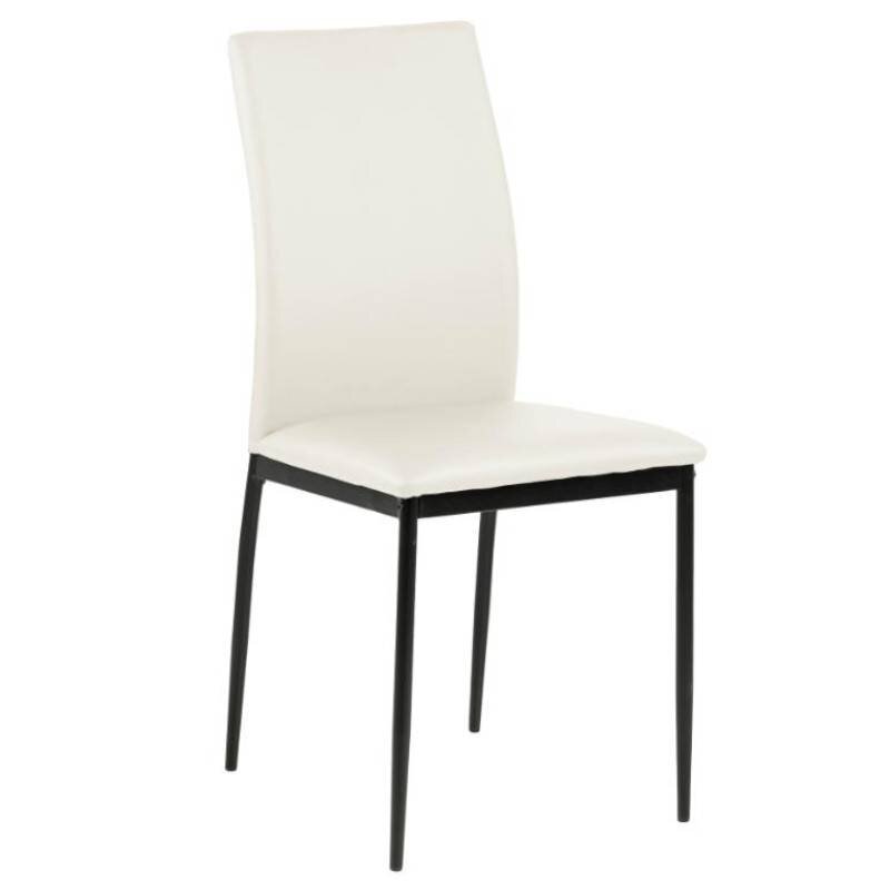4-u krēsliņu komplekts Demina, balts cena un informācija | Virtuves un ēdamistabas krēsli | 220.lv