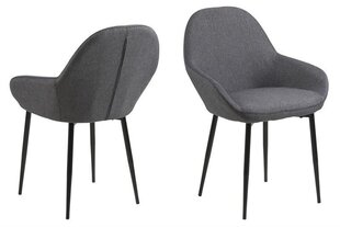 Комплект из 2-х стульев Candis, серого цвета цена и информация | Стулья для кухни и столовой | 220.lv