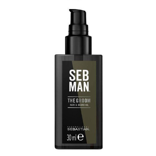 Matu un bārdas eļļa vīriešiem Sebastian Professional SEB MAN The Groom Hair & Beard 30 ml cena un informācija | Skūšanās piederumi, kosmētika | 220.lv