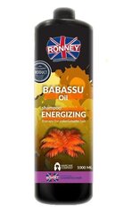 Enerģiju piešķirošs matu šampūns Ronney Professional Babassu Oil 1000 ml cena un informācija | Šampūni | 220.lv