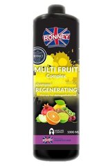 Восстанавливающий шампунь для волос Ronney Professional Multi Fruit Complex Regenerating 1000 мл цена и информация | Шампуни | 220.lv