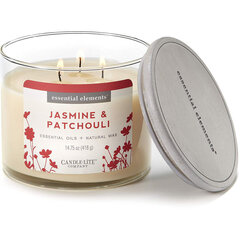 Candle-Lite aromātiska svece ar vāciņu Jasmine & Patchouli, 418 g cena un informācija | Sveces un svečturi | 220.lv