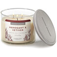 Candle-Lite aromātiska svece ar vāciņu Mahogany & Vetiver, 418 g