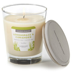 Ароматическая свеча Candle-Lite с крышечкой Lemongrass & Coriander, 255 г. цена и информация | Подсвечники, свечи | 220.lv