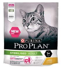 Pro Plan Sterilised Cat Chicken корм для стерилизованных кошек 400г цена и информация | Сухой корм для кошек | 220.lv