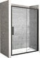 Dušas durvis REA Rapid Slide Black mat,100,110,120,130,140,150,160 cm цена и информация | Dušas durvis, dušas sienas | 220.lv