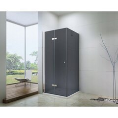 Dušas kabīne Mexen Lima grey 90x70,80,90,100,110,120 cm cena un informācija | Dušas kabīnes | 220.lv