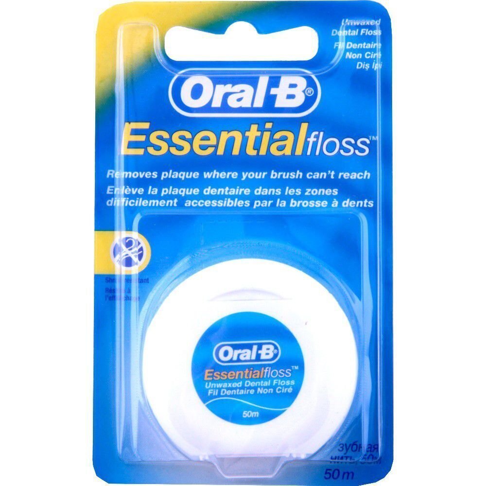 Zobu diegs Oral B Essential Floss, 50 m cena un informācija | Zobu pastas, birstes | 220.lv