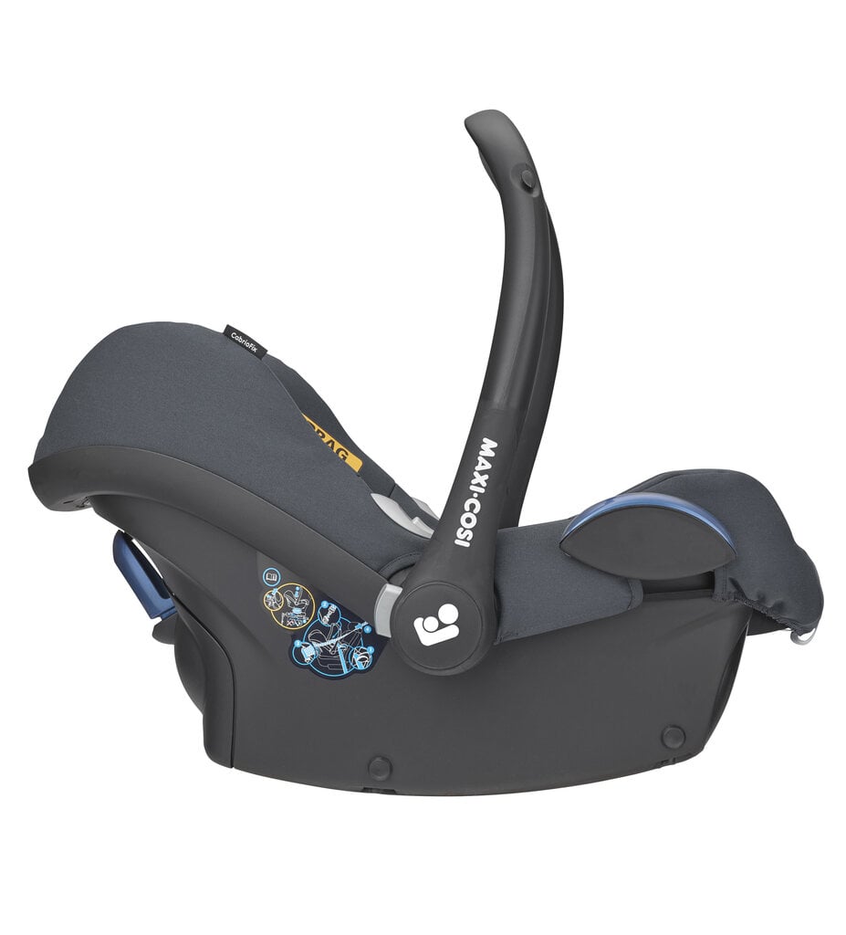 Maxi Cosi autokrēsliņš CabrioFix, 0-13 kg, Essential graphite cena un informācija | Autokrēsliņi | 220.lv