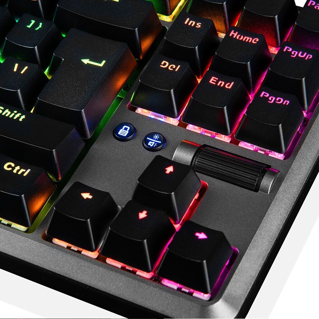 Modecom Lanparty 2 RGB Gateron Brown cena un informācija | Klaviatūras | 220.lv