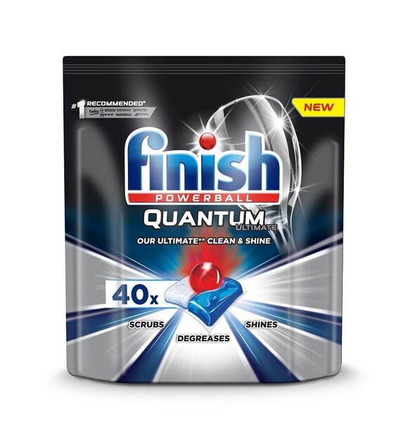 FINISH Quantum Ultimate tabletes trauku mazgājamām mašīnām, 40 gab. cena |  220.lv