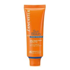 Солнцезащитный крем для лица Lancaster Sun Beauty Silky Touch Cream Radiant Tan SPF 15 50 мл цена и информация | Кремы от загара | 220.lv