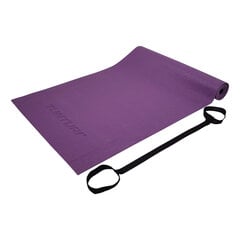 Jogas paklājiņš Tunturi PVC 182x61x0.4 cm, violets cena un informācija | Vingrošanas paklāji | 220.lv