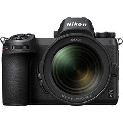 Nikon Z6 + 24-70 f4 Komplekts cena un informācija | Digitālās fotokameras | 220.lv