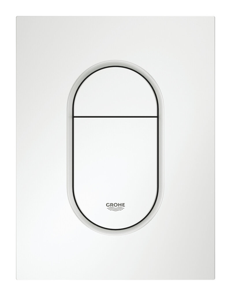 Grohe Arena Cosmopolitan S baltas krāsas WC skalošanas poga cena un informācija | Piederumi tualetes podiem un bidē | 220.lv