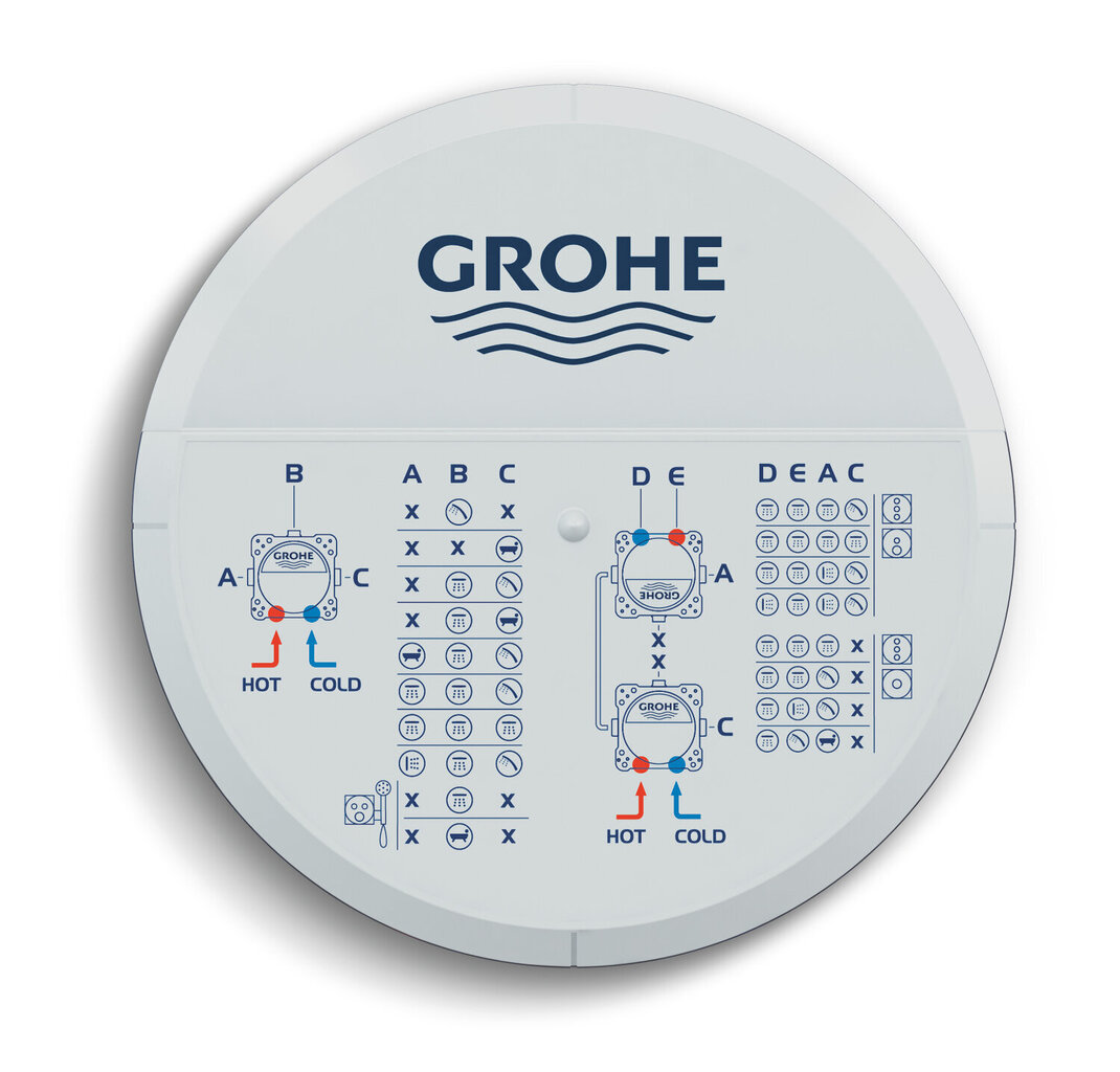 Grohe Rapido SmartBox slēpta jaucējkrāna daļa 35600000 cena un informācija | Aksesuāri jaucējkrāniem un dušai | 220.lv